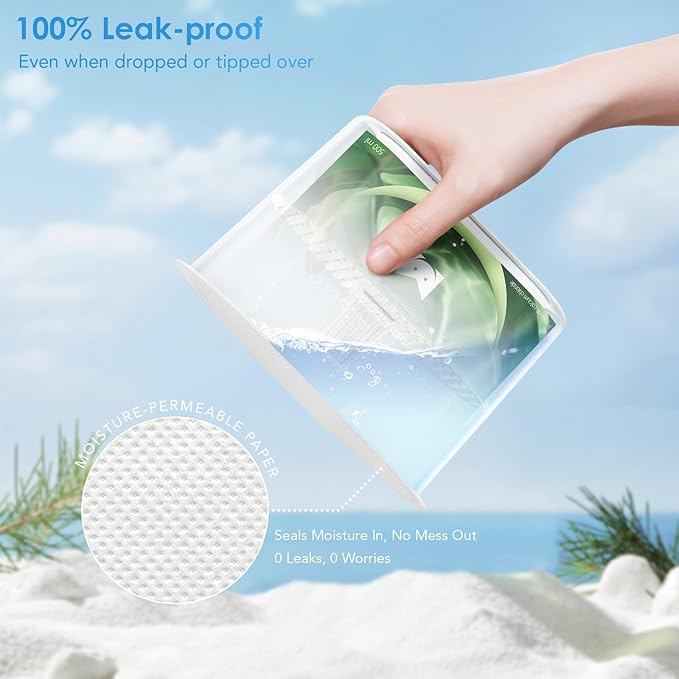Moisture Absorbers, Efficient Fresh Scent Humidity Absorber ＆ Odor Eliminator Boxes, Refillable Car Dehumidifier for Closet, Bathroom, Basement＆ RV, 3 Pack