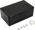 LeMotech ABS Plastic Electrical Project Case Power Junction Box, Project Box Black 7.87 x 4.72 x 2.95 inch (200 x 120 x 75 mm)