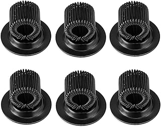 BTSKY ® 6 Pack Black Plating Pen Holder Clips- Self Adhesive Pen Pencil Holder Pen Clip Holder with Adjustable Spring Loop Fit any Size Pens Markers Use in Home Office Whiteboard Kitch Car