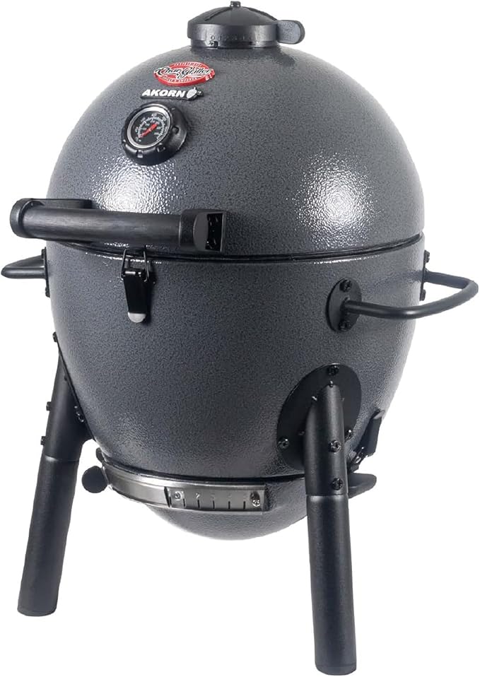 Char-Griller E86714 AKORN Jr. Kamado and Char-Griller 6211 Smokin' Stone Jr