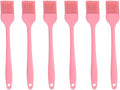 Silicone brush, Oil Brush for BBQ Kitchen Cooking Baking and Grilling (6 PCS,pink)
