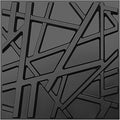 LEVOWAY 33 Pack 3D Wall Panels for Interior Wall Decor, 12''x12'' Black Accent Textured Wall Panels, Wall Covering Panles for Living Room, Gaming Room, TV Background, Cover 32 Sq.Ft
