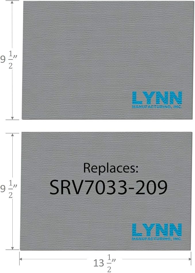 Replacement Quadrafire and Heatilator Baffle Board, 3100 Acc Step Top, WS18, Set of 2, SRV7033-209, 2359A