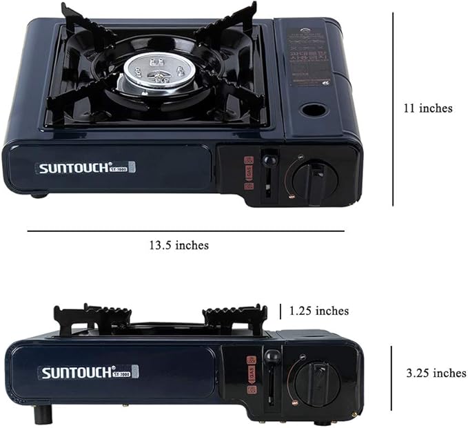 Suntouch Portable Gas Stove with Case (ST-7000 Blue)