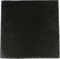 Restaurantware Square Slate Platter 1 Count 10 x 10 Inch Scratch-Resistant Slate Cheese Board Modern Serving Tray Black Rustic Design for Charcuterie and Appetizers