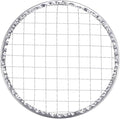 HARFINGTON 10pcs Round BBQ Grill Net 5.5" Dia Galvanized Iron Barbecue Mesh Mat for Baking Smoking Charcoal Grilling Roasting