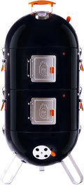 ProQ BBQ Smoker (Frontier V4) - 4in1 Charcoal Meat Smoker BBQ - Outdoor Smokers and Grills - BBQ with Smoker