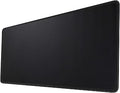 Gaming Mouse Mat/Mouse Pad 23.6x11.8x0.12Inch | XXL Mouse pad | Table mat/Large Size | Improved Precision and Speed | Rubber Base for Stable Grip on Smooth Surfaces Non-Slip (60x30Black004)
