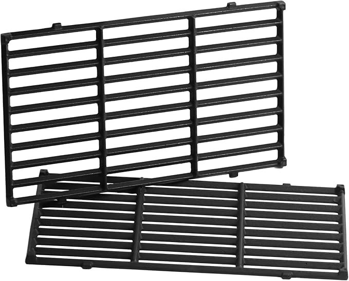 Spirit E210 7637 17.5" Grill Grates for Weber Spirit I & II 200 Series E210 E215 E220 S210 S215 S220, 2 Burner Grill Parts 64815 67022, Cooking Grates for Weber Spirit 2 Grill Replacement Parts
