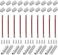 iNextStation LED Accessories: 10 Neon Mounting Clips, 10 Wires, 20 Flex End Caps, 20 Screws for 6x12mm Silicone Strip Lighting, Make Signs