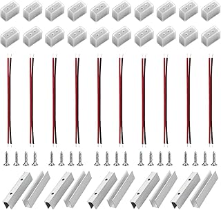 iNextStation LED Accessories: 10 Neon Mounting Clips, 10 Wires, 20 Flex End Caps, 20 Screws for 6x12mm Silicone Strip Lighting, Make Signs