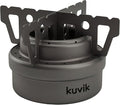 Kuvik Titanium Alcohol Stove - Ultralight and Compact Stove for Backpacking, Camping, and Survival