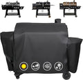 Utheer Grill Cover for Pit Boss PB1230 Combo Grill, Waterproof 600D Grill Cover for PB1100PSC2 & PB1100PSC1 Pro Series Triple-Function Wood Pellet/Gas Combo Grill, for PB 67364
