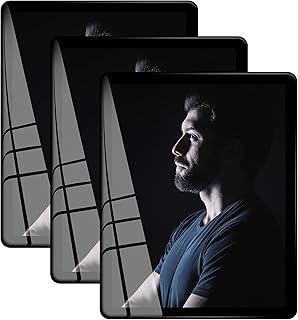 Bluesun 8x10 Picture Frames set of 3 Pack Real Glass Frames - Picture Frames 10x8 Black Matted for Wall and Tabletop (8x10,black)