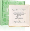 Retirement Gifts for Women-Ceramic Ring Dish Trinket Tray-Happy Retirement Appreciation Gift for Female, Mom, Coworkers, Teacher, Nurses, Boss, Friends-Enjoy the Next Chapter