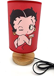 Betty Table Lamp Bedside Light Wood Base Room Decoration or Great Gift Ideas