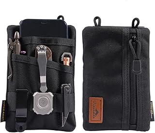 VIPERADE VE1 Pocket Organizer, EDC Pouch for Men, EDC Organizer Storage EDC Gears, Multitool Pocket Pouch Hold Your Flashlight/Pocket Knife, Pen, Notebook