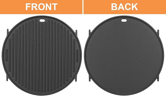 8834 65171 Griddle for Weber Gourmet BBQ System Sear Grate, for 22'' Weber Original Kettle Premium/Charcoal Grill Accessories, 22" Smokers, for Kettle Charcoal Grill Grate 22 inch, Cast Iron