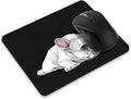 WIRESTER Non-Slip Rectangle Mousepad, French Bulldog Dog Lying Down Looking Up Mouse Pad for Home, Office and Gaming Desk