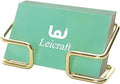 Business Card Holder for Desk, Cute Metal Card Organizers and Office Desk Accessories for Men and Women (Golden)
