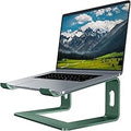 Orionstar Ergonomic Laptop Stand, Premium 5mm Aluminum Riser for 10-15.6 Inch Notebook Computer, Tool-Free Detachable Elevator Holder for Desk Office, Sturdy Riser for Eye-Level Neck Relief, Green