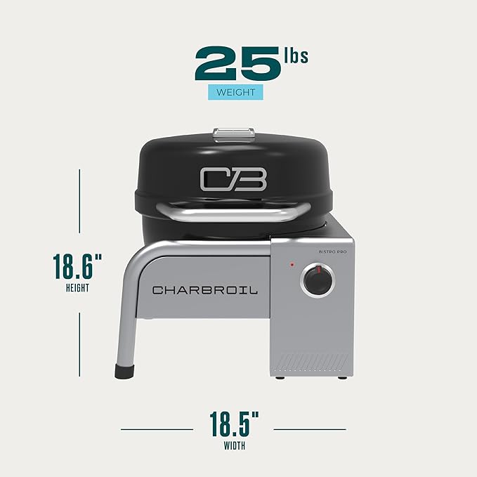 Charbroil Bistro Pro Tabletop Electric Grill, Black - 25302149