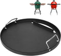 Full Size Griddle Inserts for Big Green Egg Large, Flat Top Griddle for Vision VGKSS-CC2 B-11N1A1-Y2A, Grill Cooking Griddles Kamado Joe Classic I II III 18" Charcoal Grill and Smoker