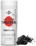Orinthalixium Takesumi Activated Charcoal 2000mg – Activated Charcoal from Bamboo for Max Absorption, Detox & Gut, 120 Vegan Capsules