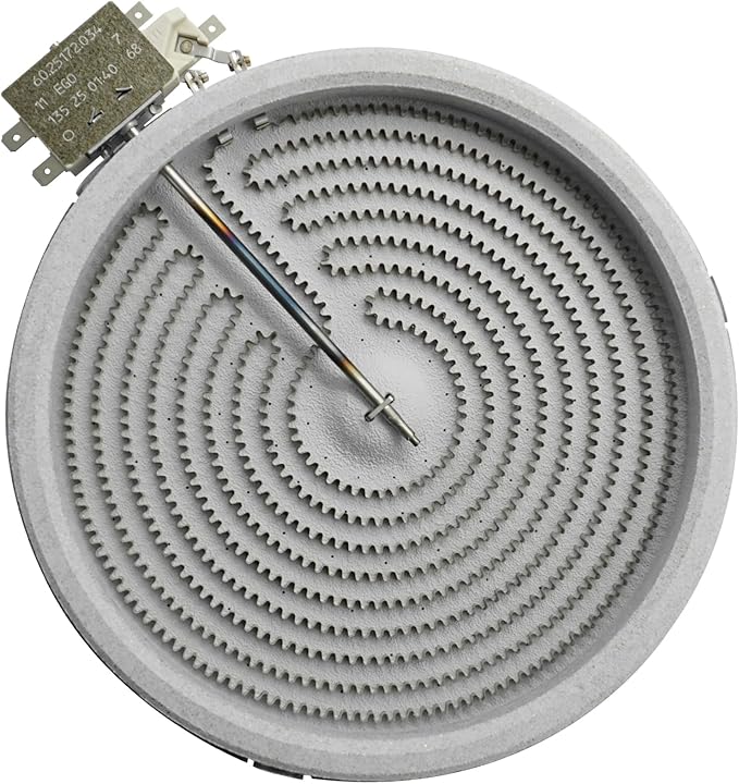 WB30T10045 WPW10242957 Range Oven Single Radiant Surface Element 8" 2000 Watt Fit For GE Stove Burner Replaces WB30T10132 WB30T10007 W10823708 WB30K5031 WP74007839 205C2307P003 205C2307P006