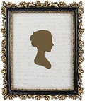 Sunlit Vintage Picture Frame 8x10 Inch, Luxury Antique Photo Frames with Glass Front, Photo Display, Tabletop Wall Hanging, Gift Ideas, Gold and Black