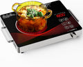 electric burners for cooking stove cooker cocina electrical 1 hornillas parrilla eléctrica para cocinar Portable Electric Cooktop Single Burner Stove with Plug,Hot Plate Countertop1800W 110V