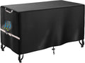 WICKTICK Rectangular Gas Fire Pit Table Cover 52 x 34 inch, Waterproof 600D Heavy Duty Fire Table Cover for 48 - 52 inch Patio Propane Firepit Tables