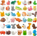 ywevyezc 42 Pcs Mini Resin Animals 42 Styles Resin Animals Figurines Bulk for Micro Fairy Party Favors Garden Hide Accessories Dollhouse Crafts Decor
