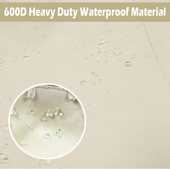 Gas Fire Pit Cover Square 28xx28x25 inch Fire Pit Table Protective Cover for Outdoor Patio Garden Waterproof and Anti-Fade