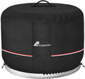 Fire Pit Cover for Solo Stove Bonfire,600D Tear-Resistant Heavy Duty Durable 100% Waterproof 20-22 Inch Smokeless Fire Pit Cover, Patio Weatherproof Gas Fire Pit, Black 22"x16"