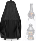 Chiminea Cover for Giantex Wood Burning Chiminea, Waterproof Outdoor Fireplace Fire Pit Cover-20"D x 44"H