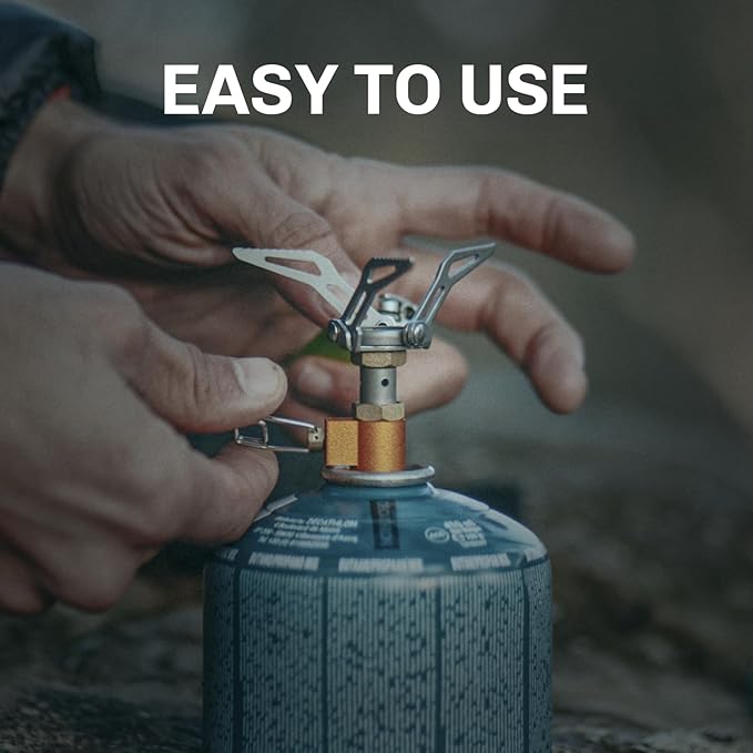 Fire-Maple FMS-300T Portable Stove Ultra Light, Hiking Stove Titanium for Backpacking Camping Outdoor, ISPO Design Award Gold Winner