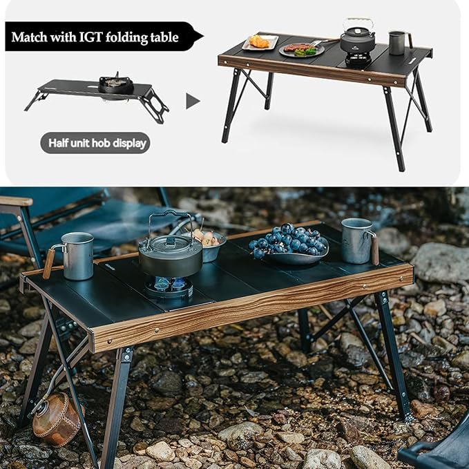 Naturehike Portable Camping Stove, 3300W/11260BTU Backpacking Gas Stove, High Power Adjustable Burners with Carry Bag, Lightweight Collapsible Stove Burner for Outdoor Cooking Hiking and Picnic