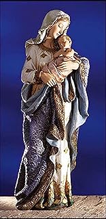 Avalon Gallery Ave Maria Collection Figurine Hand Painted Catholic Resin Statue, 23.25-Inch, Madonna & Child Figurine
