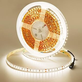 JOYLIT 24V UL LED Strip Lights 4000K Natural White 32.8ft 450lm/ft CRI 92+, Premium 10M SMD 2835 1200LEDs Density 14500lm Bright Dimmable Indoor Tape Light for Residential, Commercial, Industrial