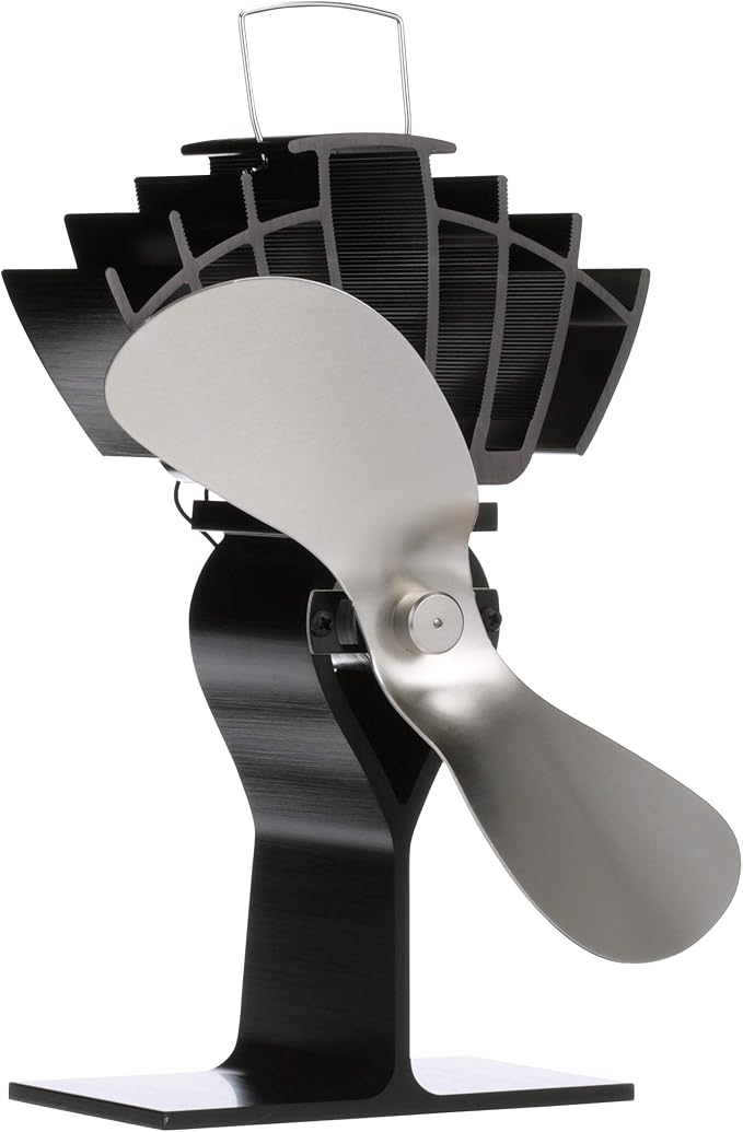 Ecofan UltrAir Heat Powered Stove Fan - Powerful Classic Design, High Performance, Perfect for Wood Stoves, 125 CFM - Circulates Warm Air Efficiently & Reduces Fuel Cost