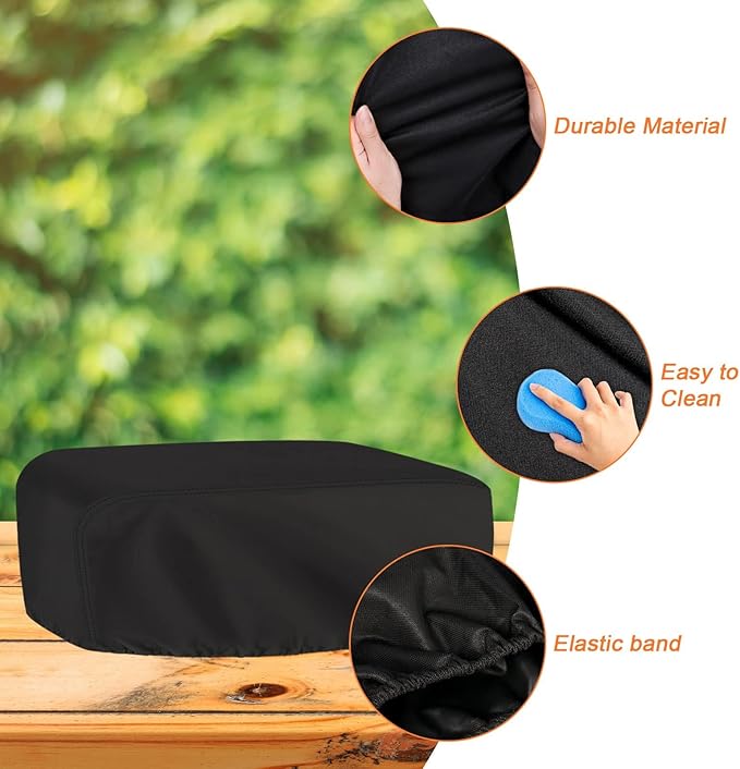 Grill Cover for Blackstone 17" Griddle, Waterproof Small Table Top BBQ Grill Cover, Heavy Duty Outdoor Tabletop Grill Cover - 18 x 18 x 12 Inch