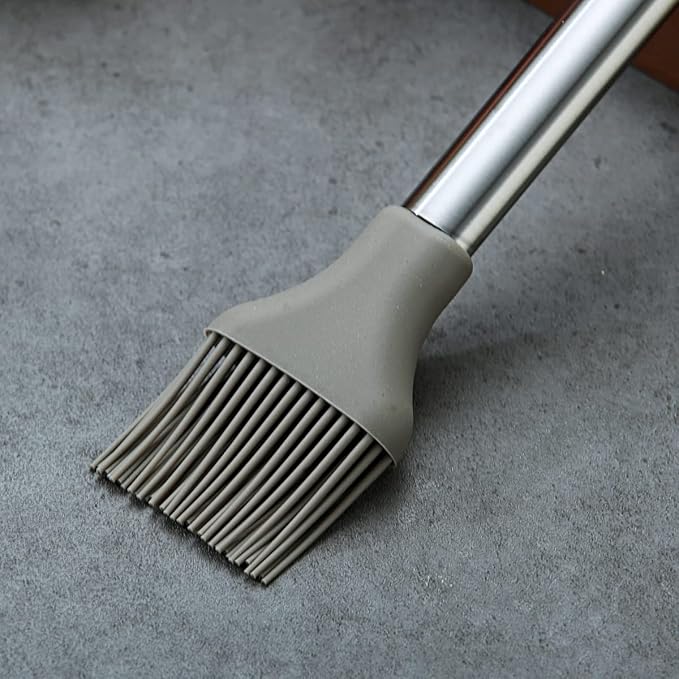 Berglander Basting Brush, Non-stick Silicone Kitchen Brush For Cooking, Barbeque Brush, Pastry Brush, BBQ Brush, Dishwasher Safe, Easy to Clean