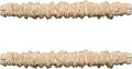 EIFHYT Fabric Cord Cover & Chandelier Chain Cover 2 Pack 6Feet Length for Chandelier Lighting Wires Natural Burlap Easy to Install (Brown)