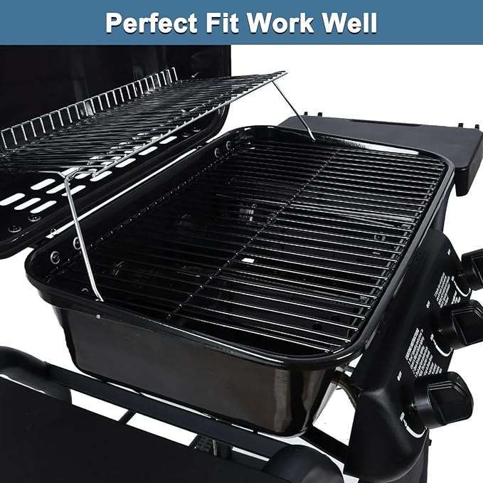 Adviace Grill Parts for Expert Grill XG10-101-002-02 3 Burner Gas Grill, Cooking Grid Grate for 3 Burner Walmart Expert Grill Model XG10-101-002-02 GBC2016WRS