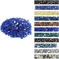 VEVOR Fire Glass, 10 lbs, Cobalt Blue, 1/2 Inch High-Temperature Resistant Reflective Glass Rocks, Smokeless Fire Pit Stones for Outdoor Table & Landscaping