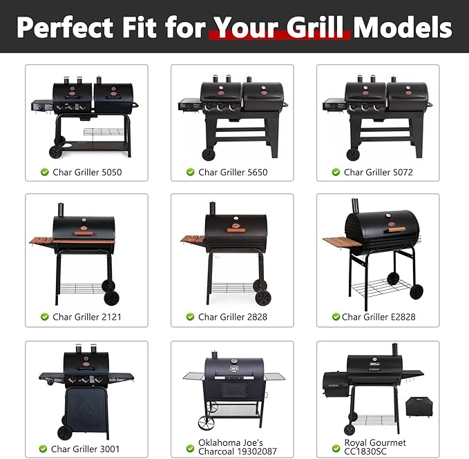 Criditpid 23.62"- 42" Adjustable Ash Pan for Char Griller 5050 5650 2121 5072 3001 2828 2123 2823 2929, Grill Charcoal Tray Ashpan Replacement Parts for Royal Gourmet, Oklahoma Joe's Charcoal Grills