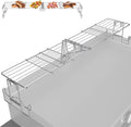 Adjustable Griddle Warming Rack for Blackstone Grill Warmer 17 22 28 36" Griddle Accessories, Stainless Steel Universal Heating/Cooling Rack for Weber Charbroil Nexgrill Pit Boss&Most Flattop Griddles