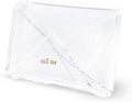 kate spade new york Business Card Holder for Women, Stylish Clear Acrylic Business Card Organizer for Desktop, Call Me