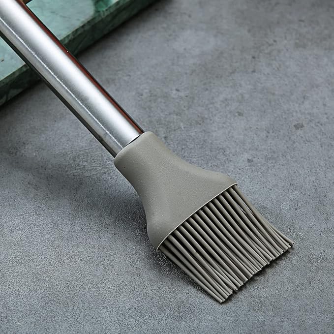 Berglander Basting Brush, Non-stick Silicone Kitchen Brush For Cooking, Barbeque Brush, Pastry Brush, BBQ Brush, Dishwasher Safe, Easy to Clean
